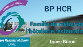 Famille de métier de l’hôtellerie restauration - Lycée Buron by Lycée Robert Buron (53)